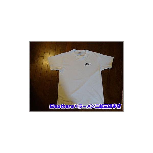 ラーメン二郎×エルーセラ コラボ社訓Ｔシャツ ホワイト Sサイズ