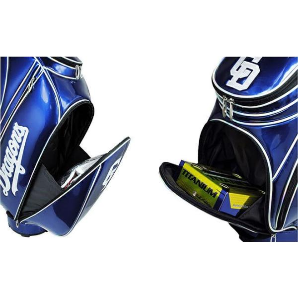 中日ドラゴンズ キャディバッグ 青 NEW 中日ドラゴンズ キャディ