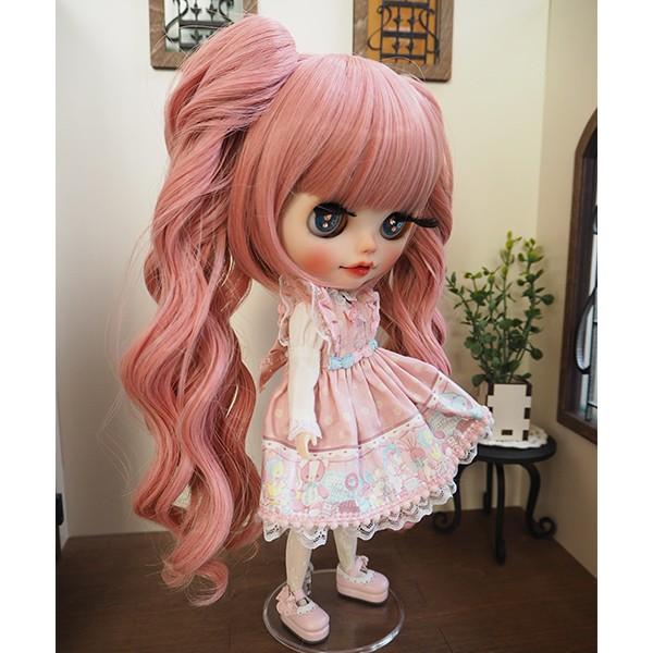 ネオブライス ウィッグ 姫バングツーテール フェアリーピンク 10インチ
