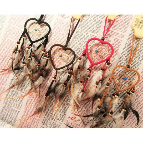 かわいいハート型ドリームキャッチャー Dream Catcher/アジアン