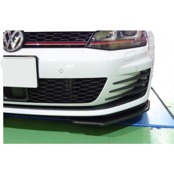 エムズ GOLF/ゴルフ7 GTIフロントリップスポイラー2ピースセット(左右