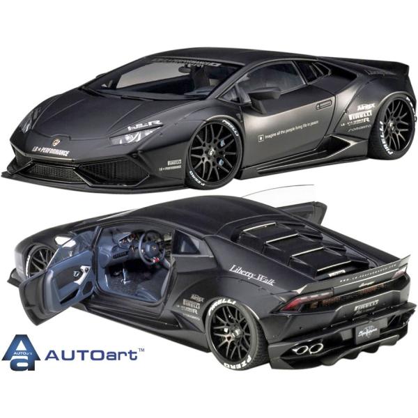 AUTOart】1/18 LB-WORKS ランボルギーニ ウラカン (マット・ブラック