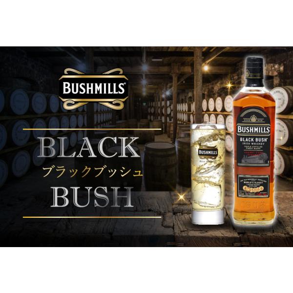 ブッシュミルズ ブラックブッシュ 700ml 4本セット （ブッシュ