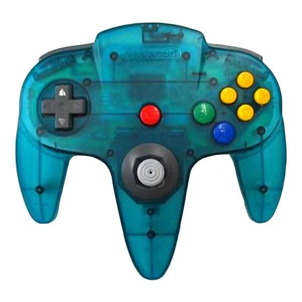 64 ニンテンドー64 クリアブルー 本体 すぐ遊べるセット コントローラー付 NINTENDO64 任天堂 ニンテンドー 中古 /【Buyee】