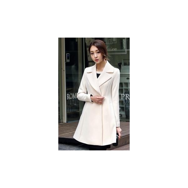 Aライン コート レディース 2018冬 服 きれいめ 黒 白 コート