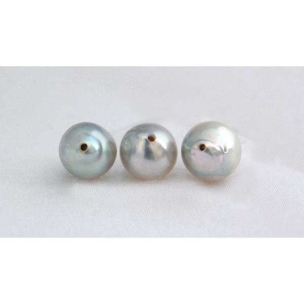 ルース アコヤ真珠 ルース 7mm〜8mm 片穴 ナチュラルカラー 10