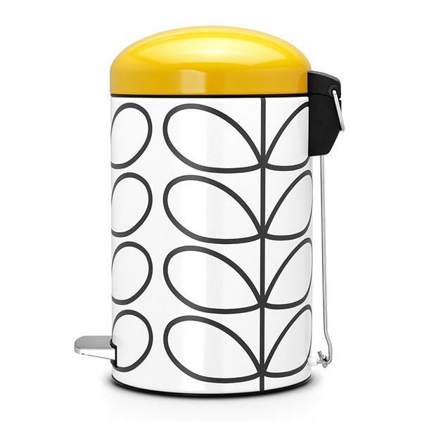 未使用品Brabantia Retro Orla Kiely pedal bin Brabantia x Orla Kiely retro pedal bin collection - Retro to Go