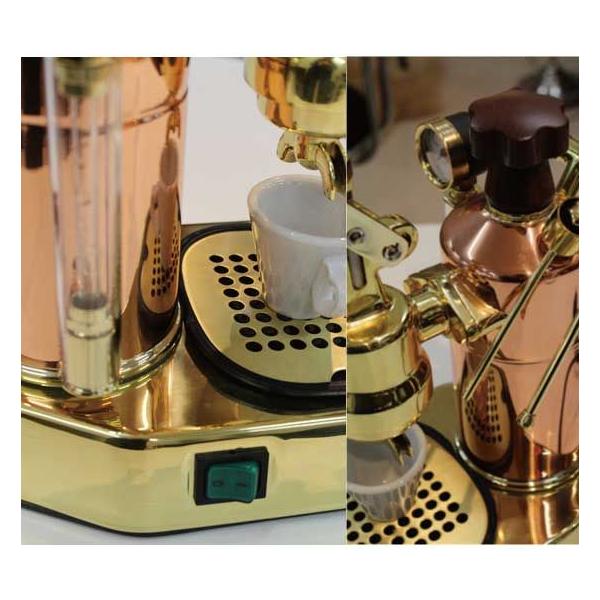 La Pavoni】 Europiccola Pro Espresso Machine (gold) ラ・パヴォーニ エスプレッソ＆カプチーノマシンプロフェッショナル  [真鍮＆銅] /【Buyee】