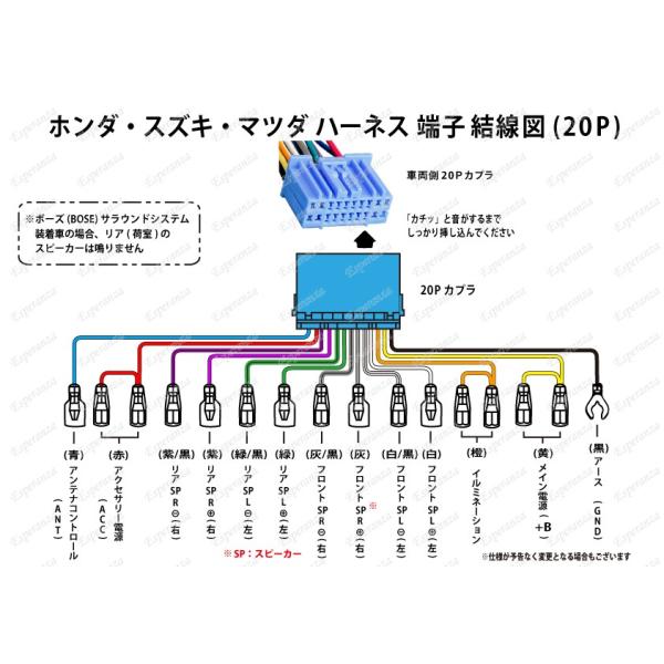 本田クラリオンハーネス セール