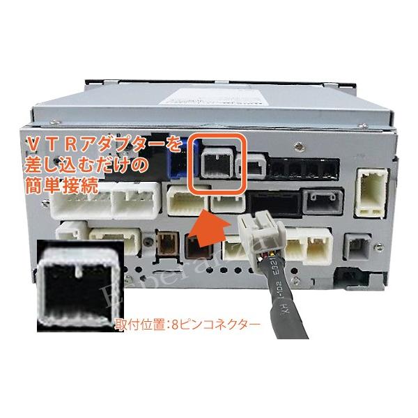 トヨタ VTR 接続 アダプター】 NSZT-W64 NSZT-Y64T NSZT-YA4T NSZT-ZA4T 外部入力 DVD 地デジ 映像入力  リアモニター対応 iPhone プリウス アルファード /【Buyee】