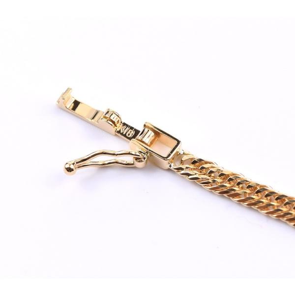 18金 喜平 12面トリプルカットアンクレット 喜平 アンクレット 約6g 12面トリプル 12DCT 23cm 留め具中折れ式 18金