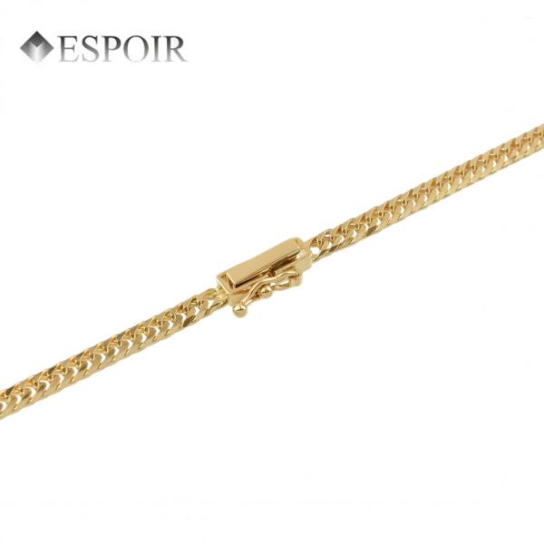 18金 喜平 ネックレス K18 6面カットダブル 15g 50cm 造幣局検定マーク