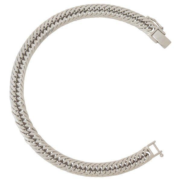 プラチナ850 喜平 ブレスレット PT850 8面カットトリプル 30g 20cm