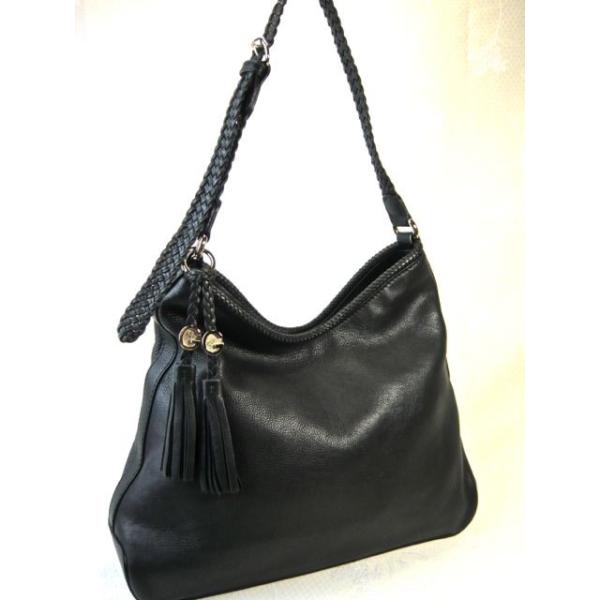 GUCCI マラケッシュ トートバッグ タッセル レザー 黒 【公式通販】