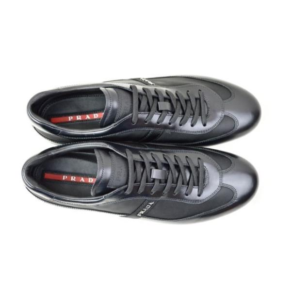 プラダ スポーツ メンズ シューズ 日本未発売 PRADA SPORTS 4E2065 テクニカル ファブリック カーフレザー NERO ブラック  8.5インチ 26-26.5cm /【Buyee】 Buyee - Japanese Proxy Service | Buy from Japan!