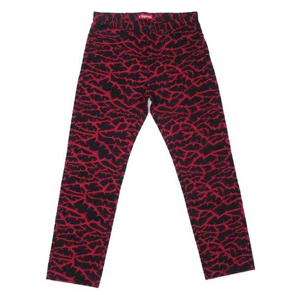 シュプリーム SUPREME Thorn Jean カラー デニム RED レッド 赤 シュプリーム SUPREME Thorn Jean カラー デニム RED レッド 赤