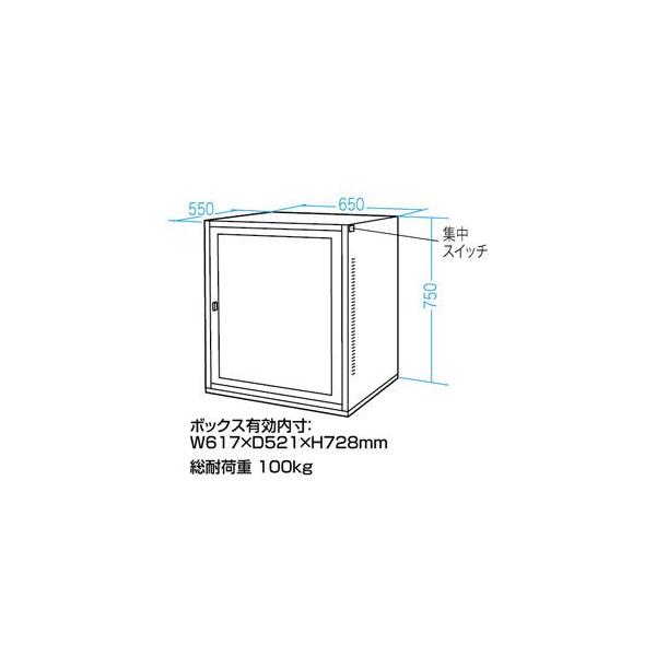 マルチ簡易防塵ラック W650×D550mm MR-FAMULTKN サンワサプライ 代引き