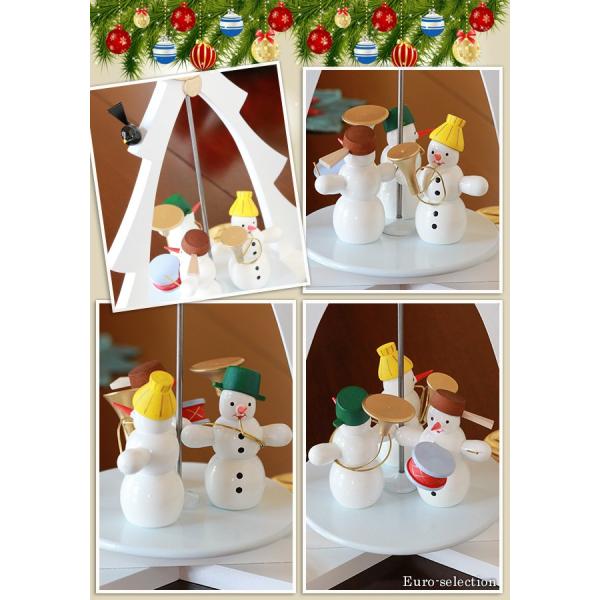 クリスマスピラミッド スノーマン演奏隊 ザイフェン ウインドミル