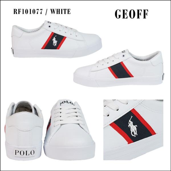 POLO RALPH LAUREN ポロラルフローレン 人工レザースニーカー GEOFF