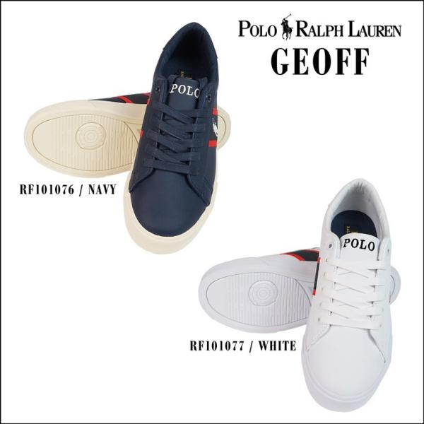 POLO RALPH LAUREN ポロラルフローレン 人工レザースニーカー GEOFF