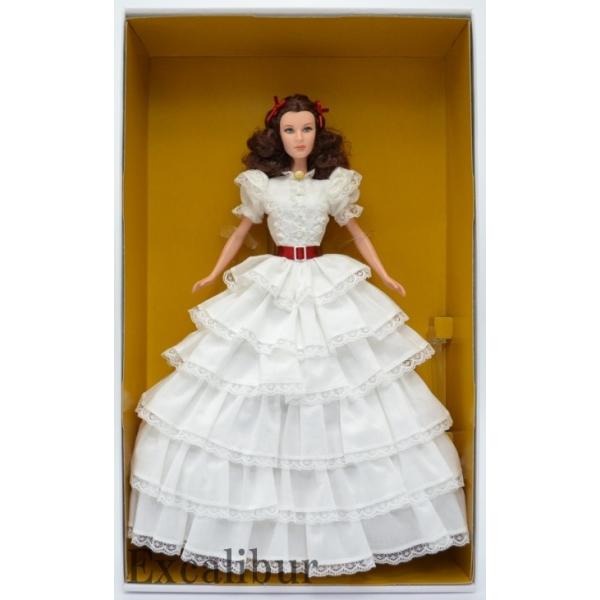 風と共に去りぬ バービー  レッドドレス 新品 バービー 風と共に去りぬ スカーレット・オハラ レッドドレス