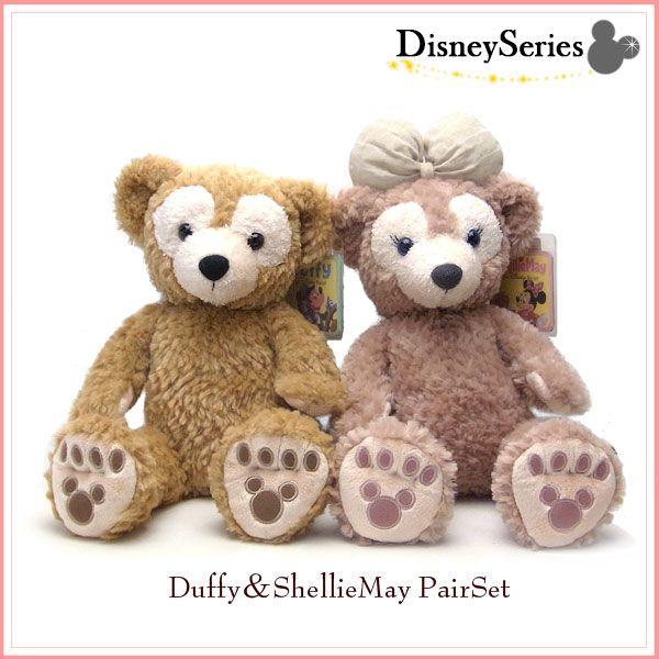 DUFFY ダッフィー＆シェリーメイ ぬいぐるみ Mサイズ ペアセット