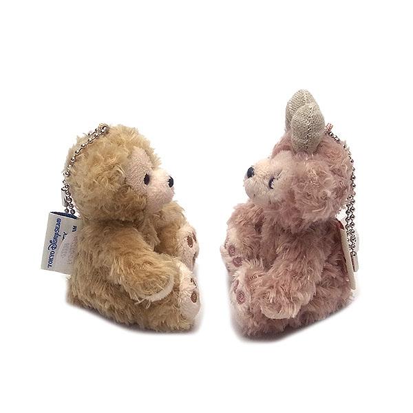 ダッフィー＆シェリーメイ お座り 携帯ストラップ ペアセット 東京