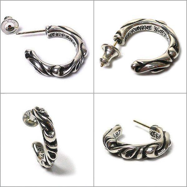 ［超希少］Chrome Hearts \"HOOP SCROOL\" pierce CHROME HEARTS クロムハーツ（原本無） HOOP SCROOL フープ スクロール