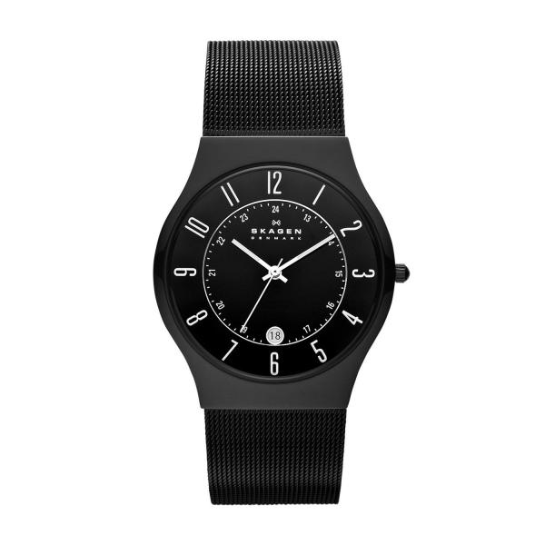 スカーゲンSKAGEN 腕時計 ウルトラスリム ブラック233XLTMB/ブルー 