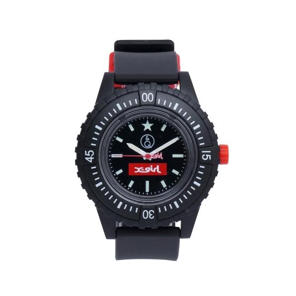 [レア] X-girl X Q&Q コラボ ソーラーダイバーズウォッチ 200m レア] X-girl X Q&Q コラボ ソーラーダイバーズウォッチ 200m