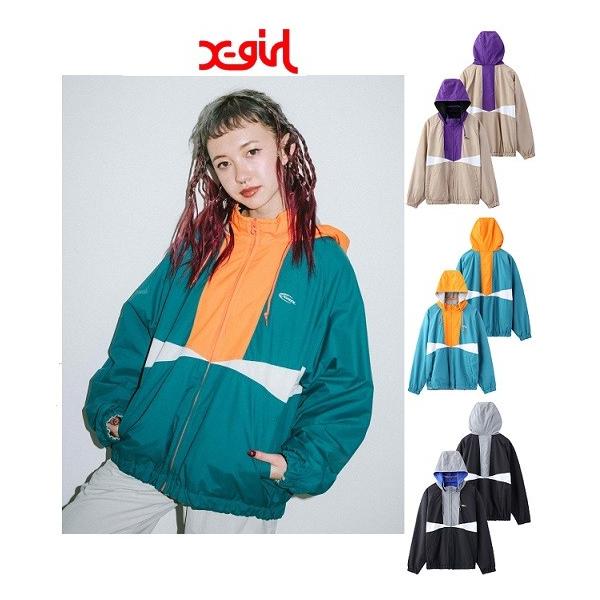 ☆SALE セール☆ X-girl エックスガール REVERSIBLE HOODED JACKET