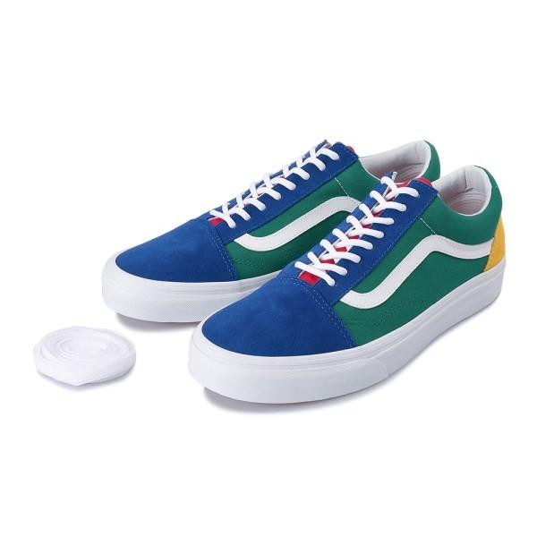 Vans green outlet and blue