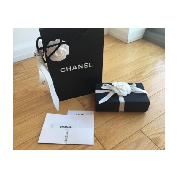 19-20 シャネル CHANEL 折りたたみ財布 キャビアスキン マトラッセ三