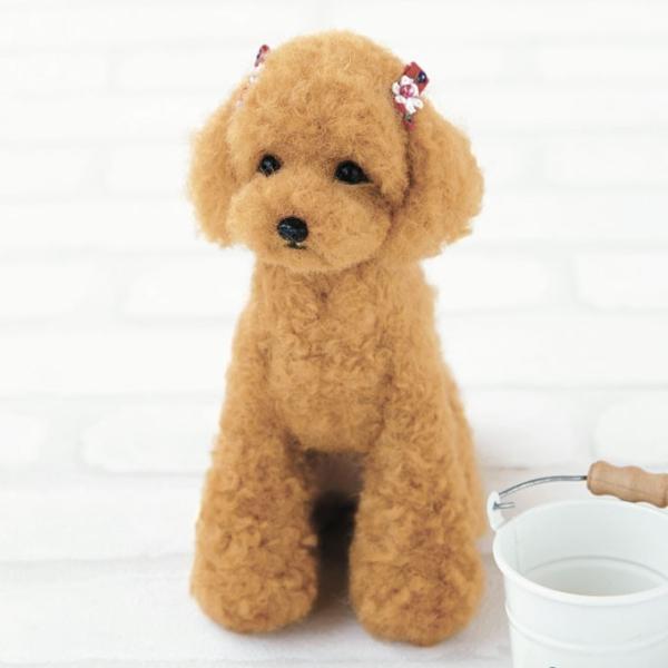 [お迎え決まりました]　　　　トイプードル♡ミニ❤️ハンドメイド❤️羊毛フェルト お迎え決まりました] トイプードル♡ミニ❤️ハンドメイド