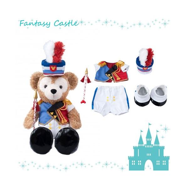 ディズニー35周年ダッフィーマーチングコスチューム4個セット