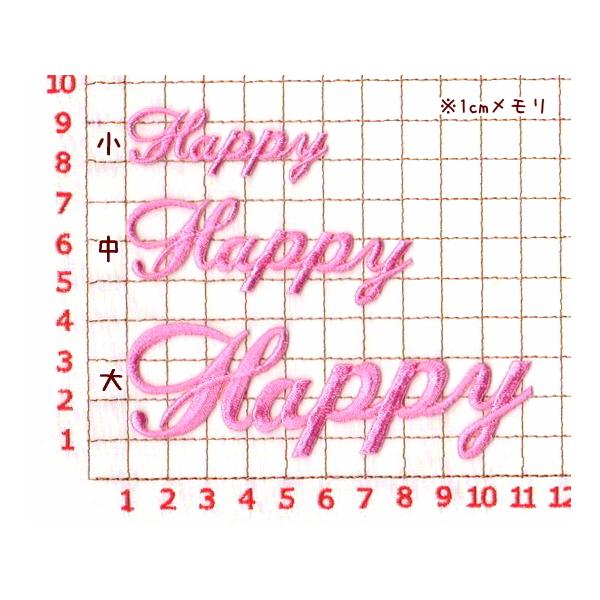 中】【刺繍】【セミオーダー】筆記体のアイロンワッペン※頭文字