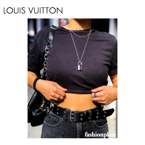 非売品】LOUIS VUITTON Padlock cadenas necklace Silver ルイ ...