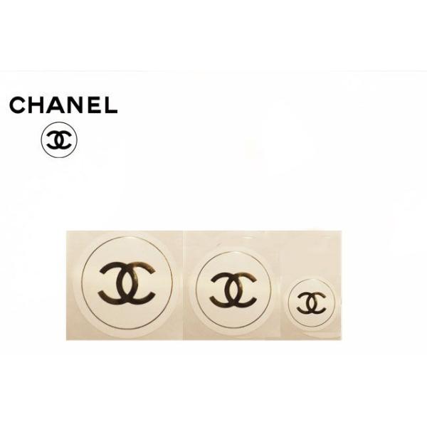 CHANEL シャネル ロゴマーク シール ステッカーセット ゴールド