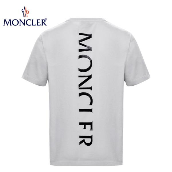 MONCLER T-SHIRT White Black Mens 2021SS モンクレール Tシャツ
