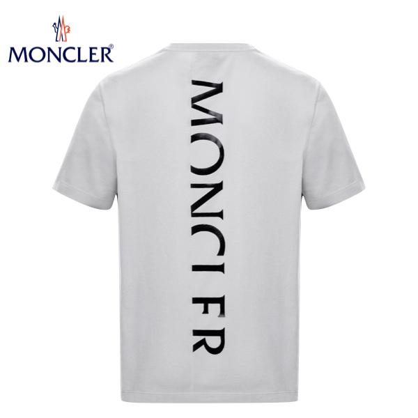 MONCLER T-SHIRT White Black Mens 2021SS モンクレール Tシャツ 