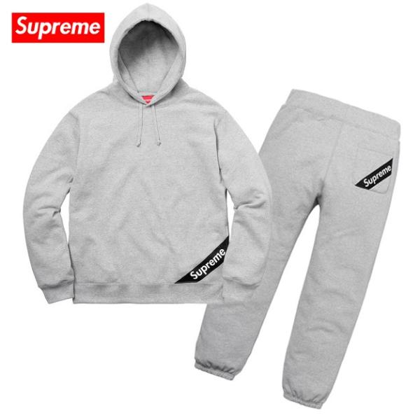 Supreme corner label on sale hoodie