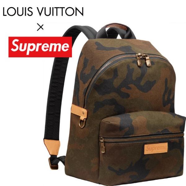 Louis Vuitton x Supreme カモフラージュ バックパック LOUIS VUITTON×Supreme ルイ・ヴィトン シュプリーム コラボ ロゴ