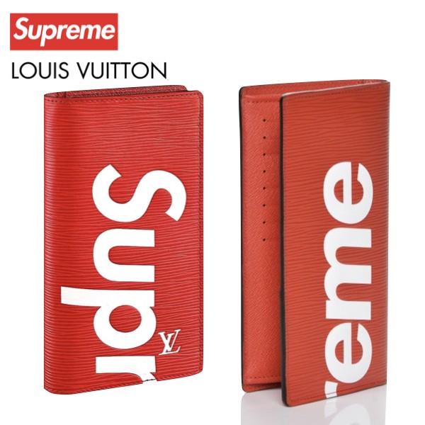 Louis Vuitton x Supreme Brazza Wallet Epi Red ルイ・ヴィトン