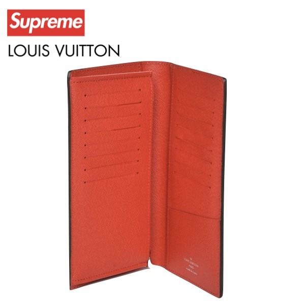 Louis Vuitton X Supreme Brazza Wallet Epi Red