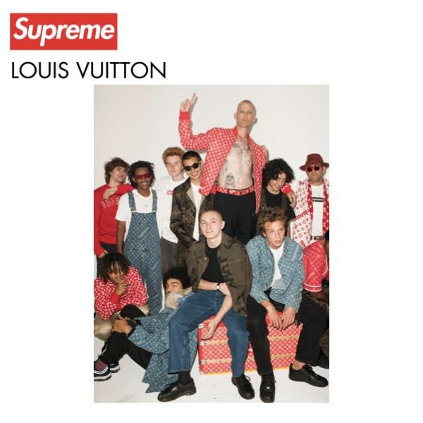 Louis Vuitton x Supreme Brazza Wallet Epi Red