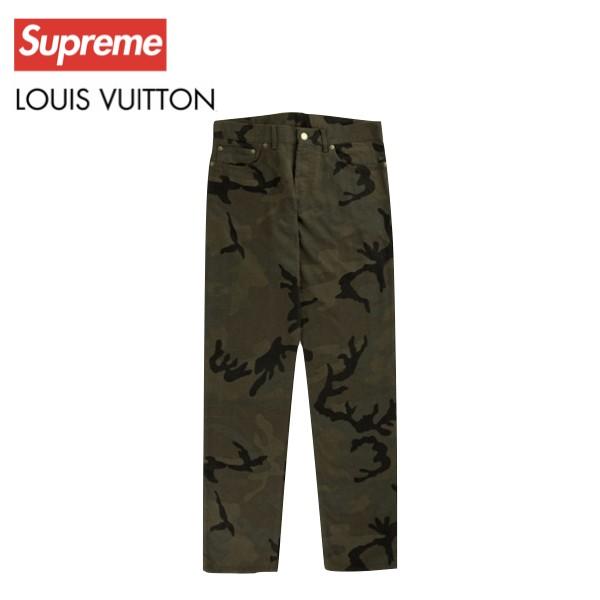 Supreme x Louis Vuitton Jacquard Denim 5-Pocket Monogram Jeans