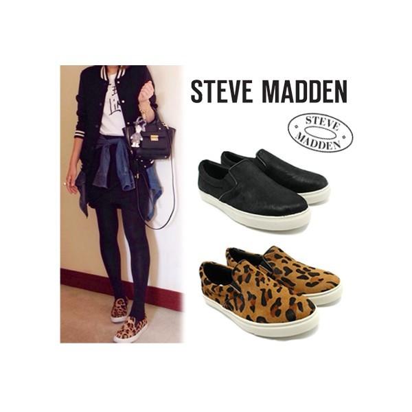 【新品】Steve Madden スニーカー 24.5 豹柄 新品】Steve Madden スニーカー 24.5 豹柄