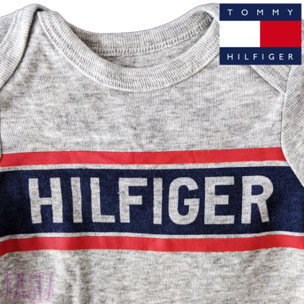 半袖ロンパースベビー服70 tommy hilfiger 3点セットトミー