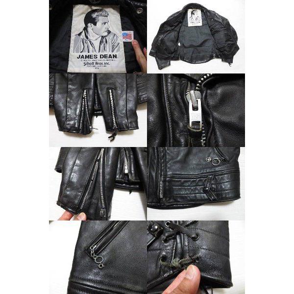 schott SCHOTT×JAMES DEAN  ショット ジェームス・ディー SCHOTT×JAMES DEAN ジェームス・ディーン ダブルライダース /【Buyee】