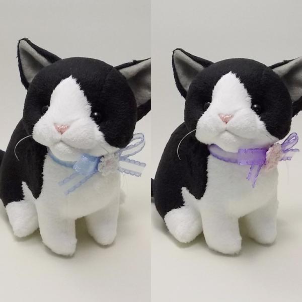 猫ぬいぐるみ「ねこにゃ」白黒ハチワレ 【受注製作】 /【Buyee】 Buyee